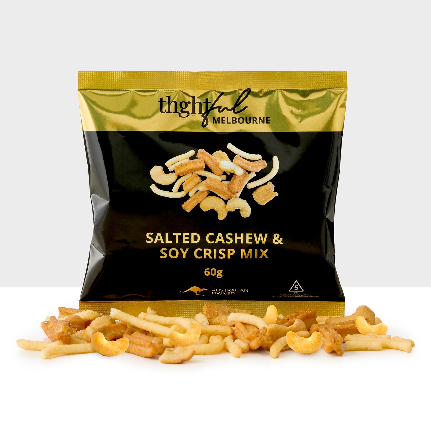 Salted Cashew & Soy Crisp Mix 60g