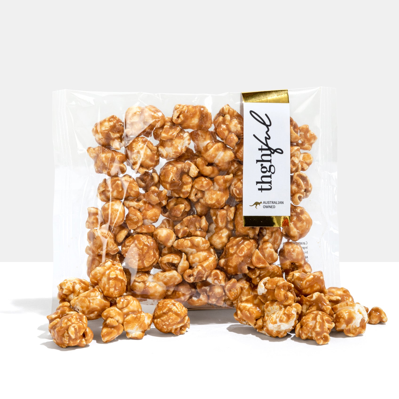 Caramel Popcorn Bag 40g (GF) thghtful